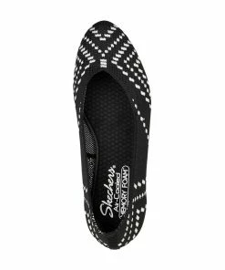 Skechers Cleo 2.0 – Be Amazed – BLACK/WHITE 7 Skechers Cleo 2.0 – Be Amazed – BLACK/WHITE -Sandals Elegant Shop SK WOMEN SHOES 158341BLACKWHITE 2