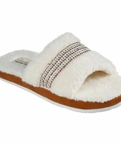 Skechers Cozy Slide – Winter Stud – NATURAL