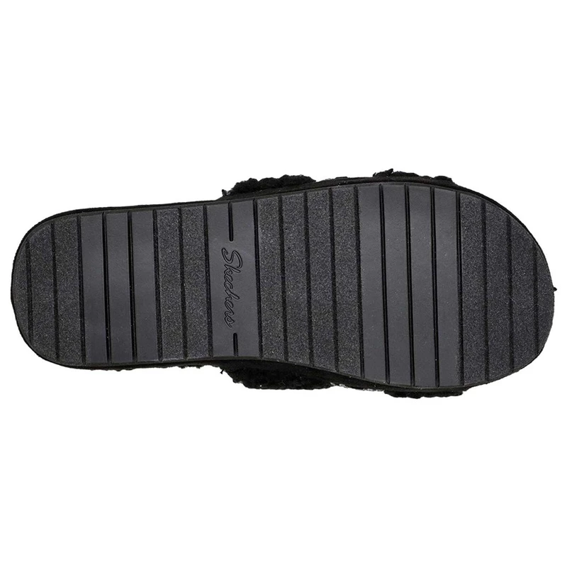 Skechers Cozy Slide – Bling It! – BLACK 5 Skechers Cozy Slide – Bling It! – BLACK - Image 3