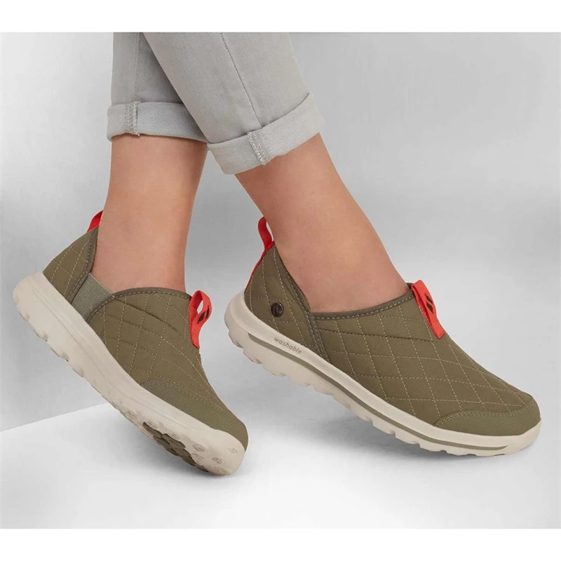 Skechers GOwalk Lounge – Solace – OLIVE 4 Skechers GOwalk Lounge – Solace – OLIVE - Image 2