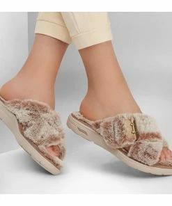 Skechers GO Lounge Arch Fit Lounge – Serenity – TAUPE 6 Skechers GO Lounge Arch Fit Lounge – Serenity – TAUPE -Sandals Elegant Shop SK WOMEN SHOES 175100TAUPE 1