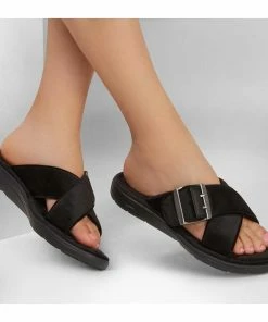 Skechers GO Lounge Arch Fit Lounge – Lovely – BLACK 6 Skechers GO Lounge Arch Fit Lounge – Lovely – BLACK -Sandals Elegant Shop SK WOMEN SHOES 175101BLACK 1