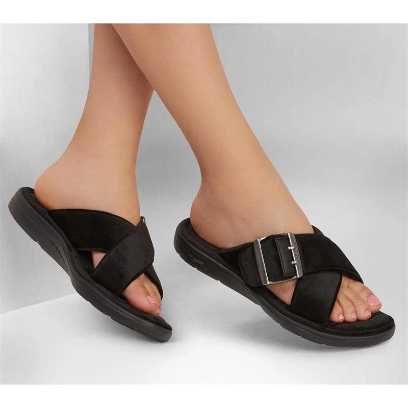 Skechers GO Lounge Arch Fit Lounge – Lovely – BLACK 4 Skechers GO Lounge Arch Fit Lounge – Lovely – BLACK - Image 2