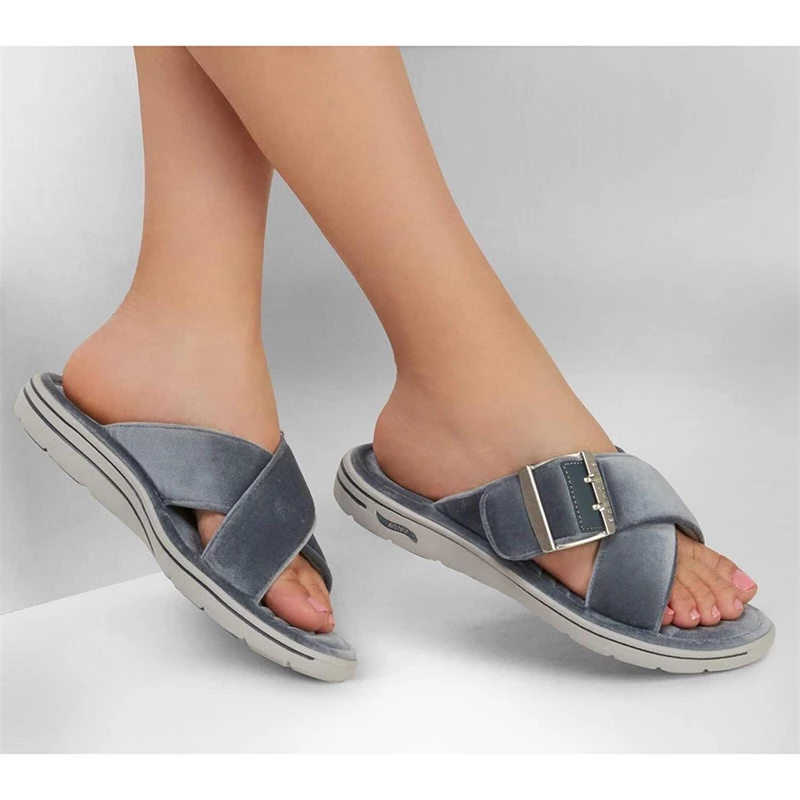 Skechers GO Lounge Arch Fit Lounge – Lovely – CHARCOAL 4 Skechers GO Lounge Arch Fit Lounge – Lovely – CHARCOAL - Image 2