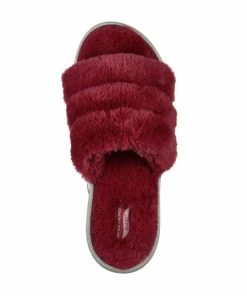 Skechers GO Lounge Arch Fit Lounge – Unwind – RASPBERRY -Sandals Elegant Shop SK WOMEN SHOES 175105RASPBERRY 2