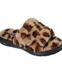 Skechers GO Lounge Arch Fit Lounge – Furrreal – LEOPARD