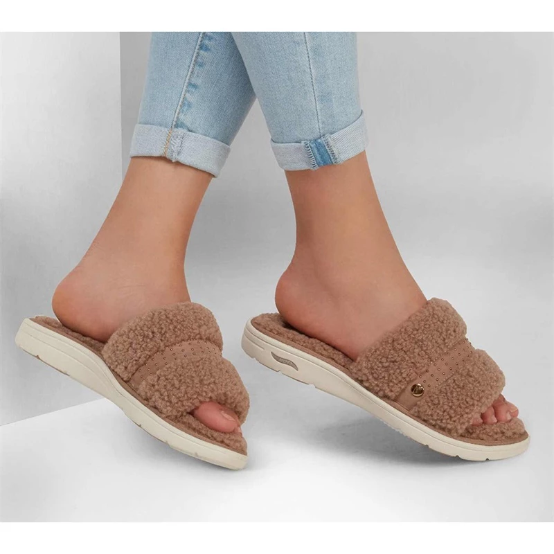 Skechers Arch Fit Lounge – Snuggle Down – TAUPE 4 Skechers Arch Fit Lounge – Snuggle Down – TAUPE - Image 2