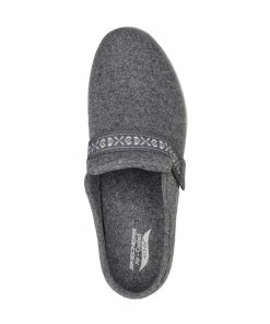 Skechers GO Lounge Arch Fit Lounge – Flourish – CHARCOAL 7 Skechers GO Lounge Arch Fit Lounge – Flourish – CHARCOAL -Sandals Elegant Shop SK WOMEN SHOES 175130CHARCOAL 2