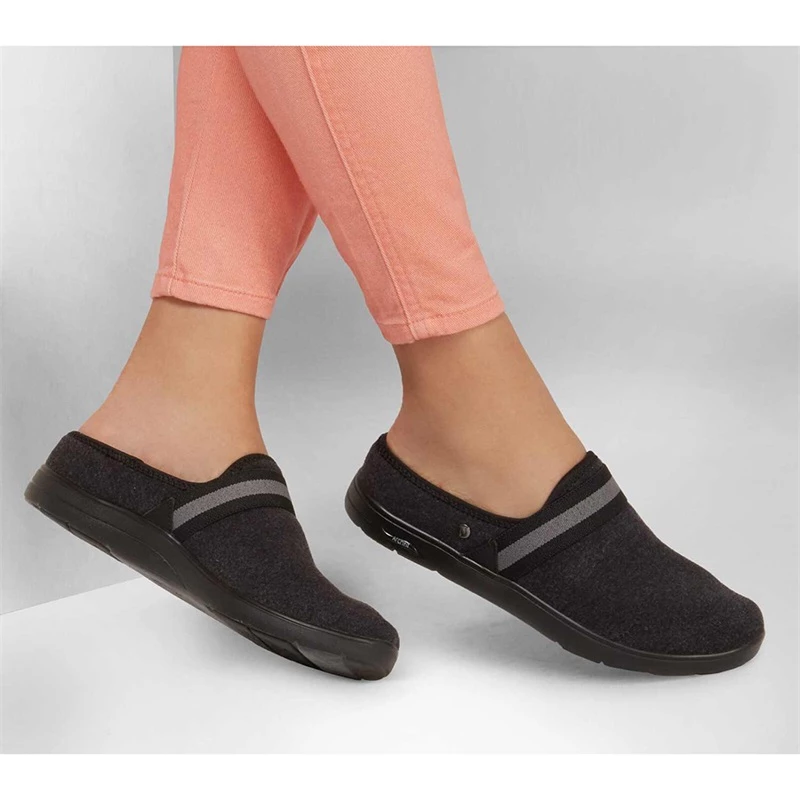 Skechers GO Lounge Arch Fit Lounge – Comfy – BLACKGRAY 4 Skechers GO Lounge Arch Fit Lounge – Comfy – BLACKGRAY - Image 2