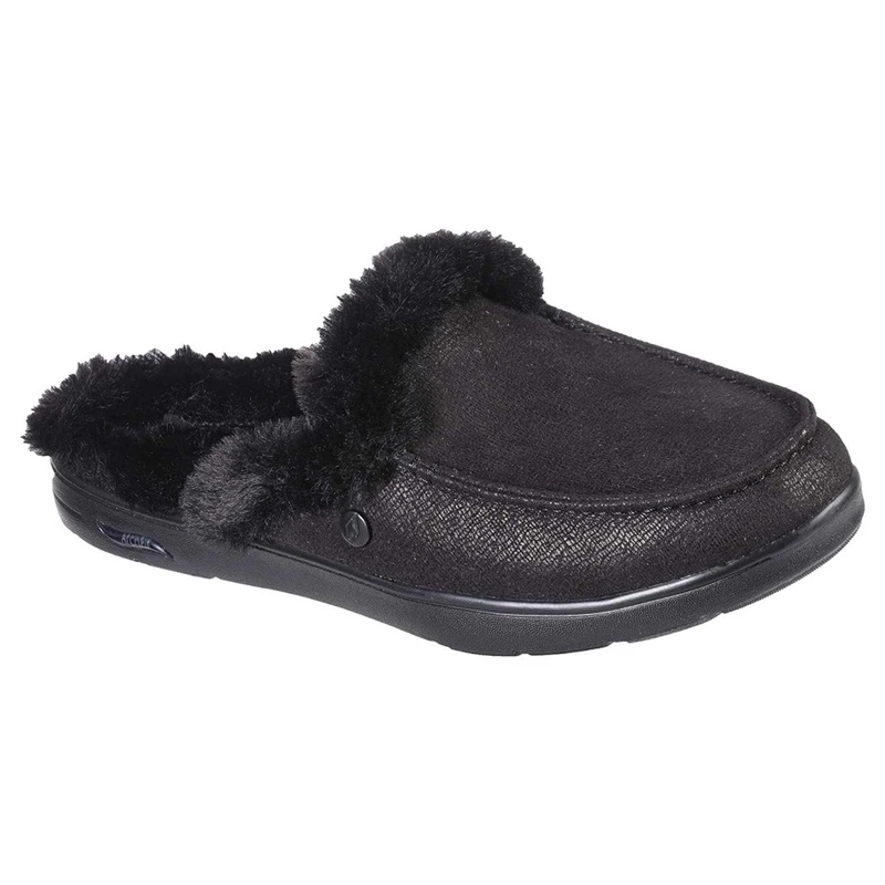 Skechers GO Lounge Arch Fit Lounge – Restful – BLACK 3 Skechers GO Lounge Arch Fit Lounge – Restful – BLACK