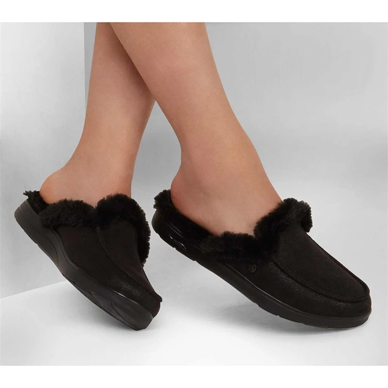 Skechers GO Lounge Arch Fit Lounge – Restful – BLACK 4 Skechers GO Lounge Arch Fit Lounge – Restful – BLACK - Image 2