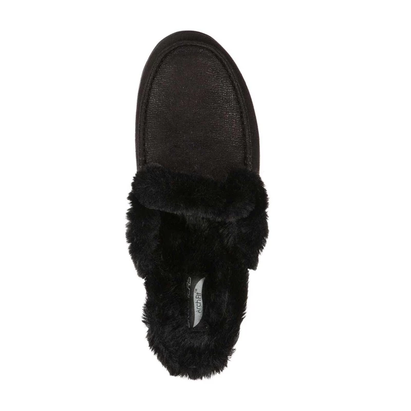 Skechers GO Lounge Arch Fit Lounge – Restful – BLACK 5 Skechers GO Lounge Arch Fit Lounge – Restful – BLACK - Image 3