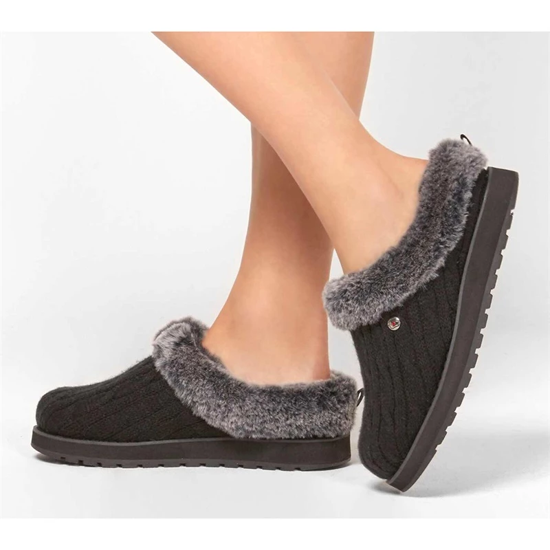 Skechers BOBS Keepsakes – Ice Angel – BLACK 4 Skechers BOBS Keepsakes – Ice Angel – BLACK - Image 2