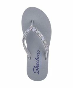 Skechers Meditation – Daisy Delight – GRY -Sandals Elegant Shop SK WOMEN SHOES 31559GRY 2
