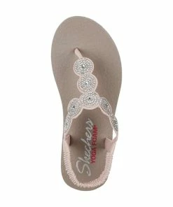 Skechers Meditation – Stars & Sparkle – LTPK 7 Skechers Meditation – Stars & Sparkle – LTPK -Sandals Elegant Shop SK WOMEN SHOES 31755LTPK 2