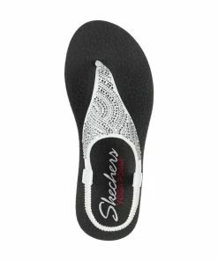 Skechers Meditation – New Moon – WHT 7 Skechers Meditation – New Moon – WHT -Sandals Elegant Shop SK WOMEN SHOES 32919WHT 2