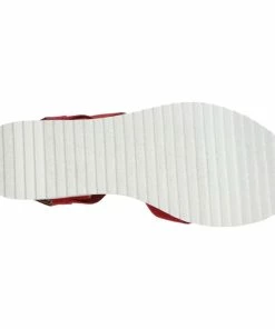 Skechers BOBS Desert Kiss – Secret Picnic – RED -Sandals Elegant Shop SK WOMEN SHOES 33386RED 2