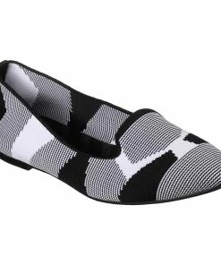 Skechers Cleo – Sherlock – BLACKWHITE 6 Skechers Cleo – Sherlock – BLACKWHITE -Sandals Elegant Shop SK WOMEN SHOES 44731BLACKWHITE 1