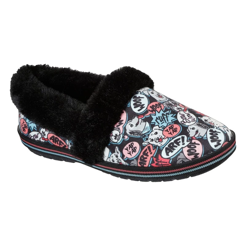 Skechers BOBS Too Cozy – Soiree Snuggle – BLACK/MULTI 3 Skechers BOBS Too Cozy – Soiree Snuggle – BLACK/MULTI
