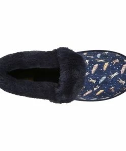 Skechers BOBS Too Cozy – Movie Night – NAVY/MULTI 7 Skechers BOBS Too Cozy – Movie Night – NAVY/MULTI -Sandals Elegant Shop SKERCHERS WOMEN 113486 NVMT 2