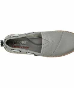 Skechers BOBS Chill Luxe – New Light – GRAY -Sandals Elegant Shop SKERCHERS WOMEN 33382 GRY 2