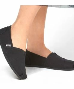 Skechers BOBS Plush – Peace And Love – BLACK 6 Skechers BOBS Plush – Peace And Love – BLACK -Sandals Elegant Shop SKERCHERS WOMEN 33645 BLK 1