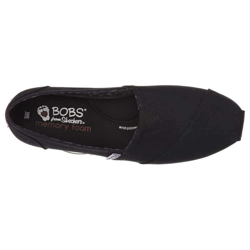 Skechers BOBS Plush – Peace And Love – BLACK 5 Skechers BOBS Plush – Peace And Love – BLACK - Image 3