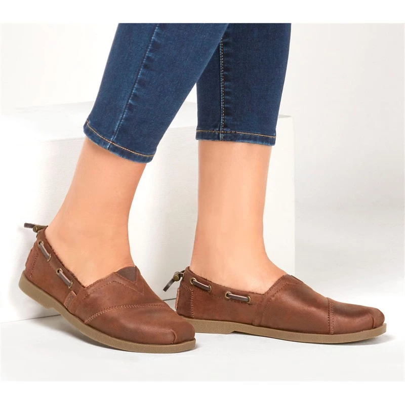 Skechers BOBS Chill Luxe – Buttoned Up – BLACK 4 Skechers BOBS Chill Luxe – Buttoned Up – BLACK - Image 2