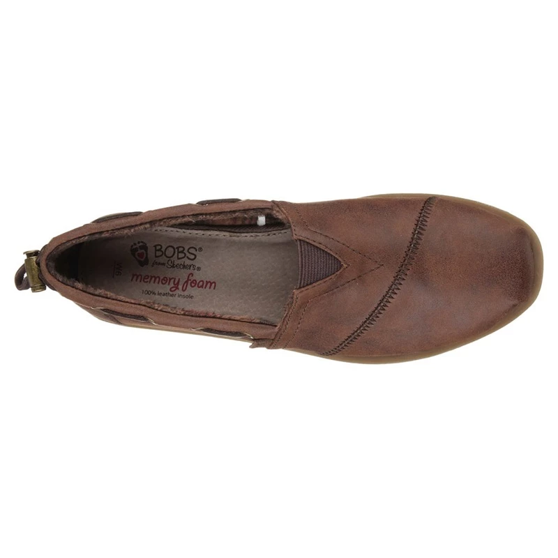 Skechers BOBS Chill Luxe – Buttoned Up – BLACK 5 Skechers BOBS Chill Luxe – Buttoned Up – BLACK - Image 3