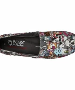 Skechers BOBS Plush – Doggone It – GRAY/MULTI -Sandals Elegant Shop SKERCHERS WOMEN 57168 GYMT 2